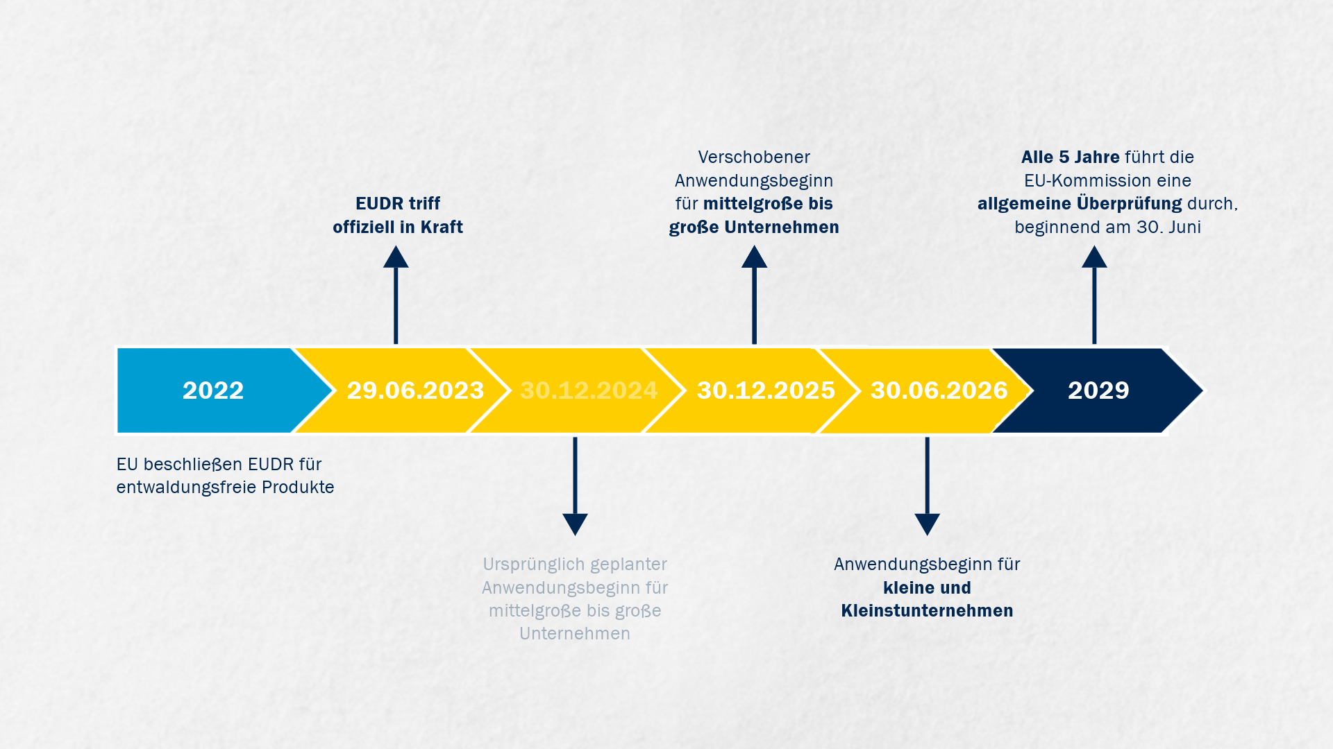 EUDR - Zeitplan